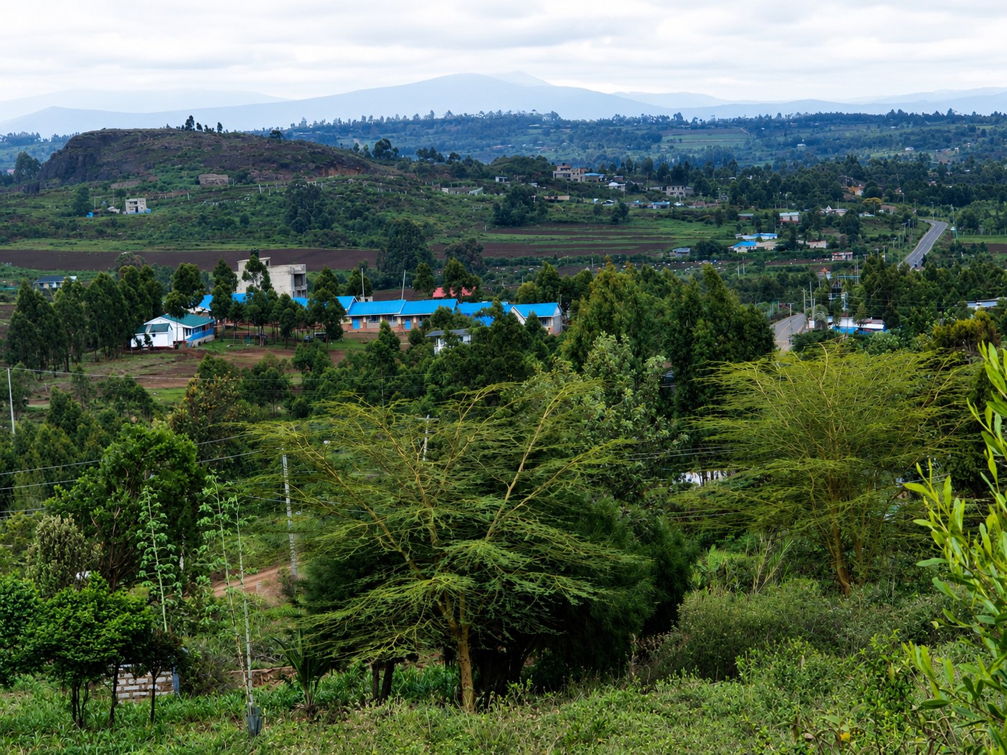 Wide view of the Kamangu landscape